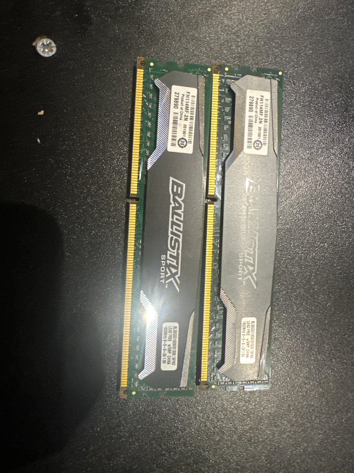 Crucial Ballistix Sport 8GB DDR3 1600MHz RAM Geheugen, Gebruikt, 8 GB, DDR3, Ophalen of Verzenden