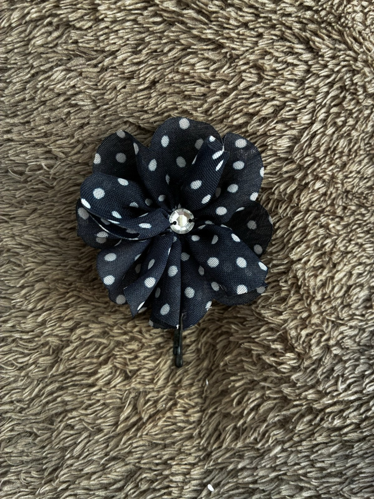 Stijlvolle Haarclip/Broche met Polkadot Bloempatroon, Ophalen, Nieuw