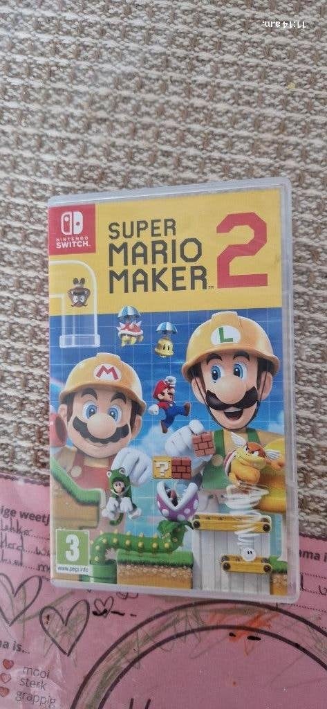 mario maker 2, Spelcomputers en Games, Avontuur en Actie, Ophalen of Verzenden, Zo goed als nieuw, 3 spelers of meer