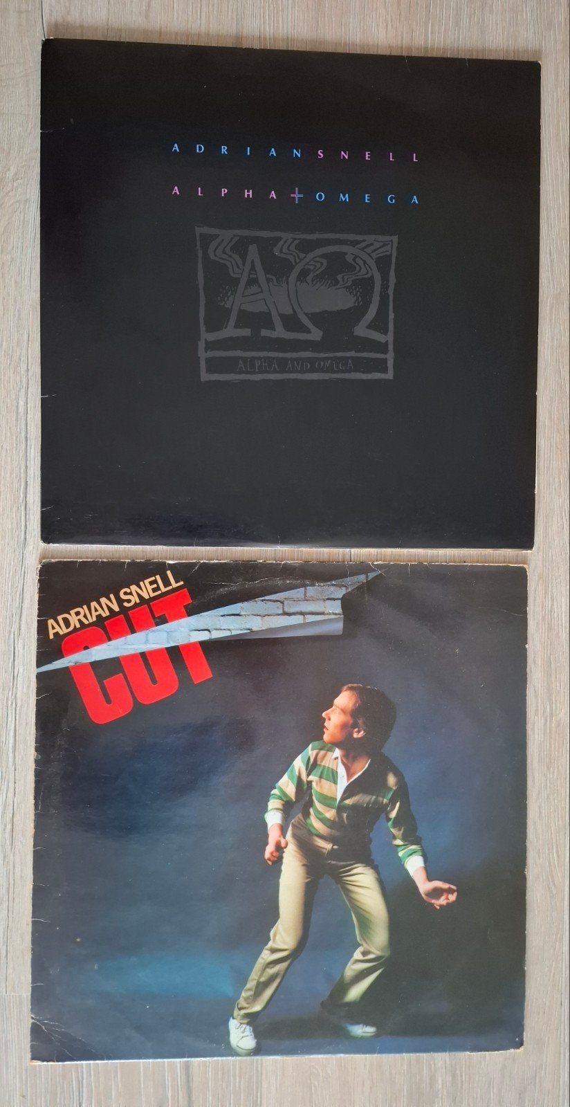 Adrian Snell - Alpha + Omega & Cut LP's (Gebruikt), Ophalen of Verzenden, Gebruikt, 12 inch, LP