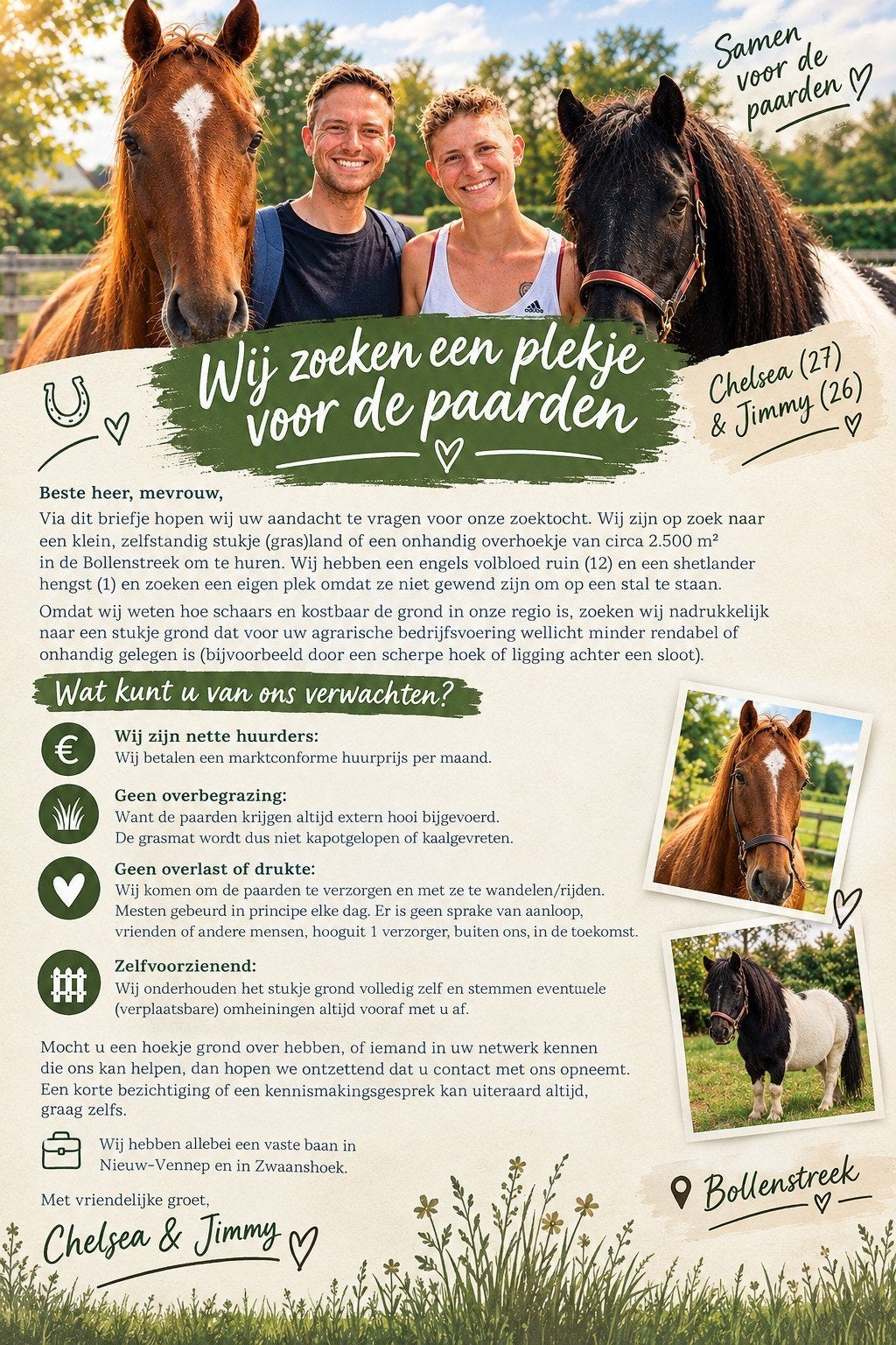 stalling/weidegang, Dieren en Toebehoren, Stalling, 2 of 3 paarden of pony's