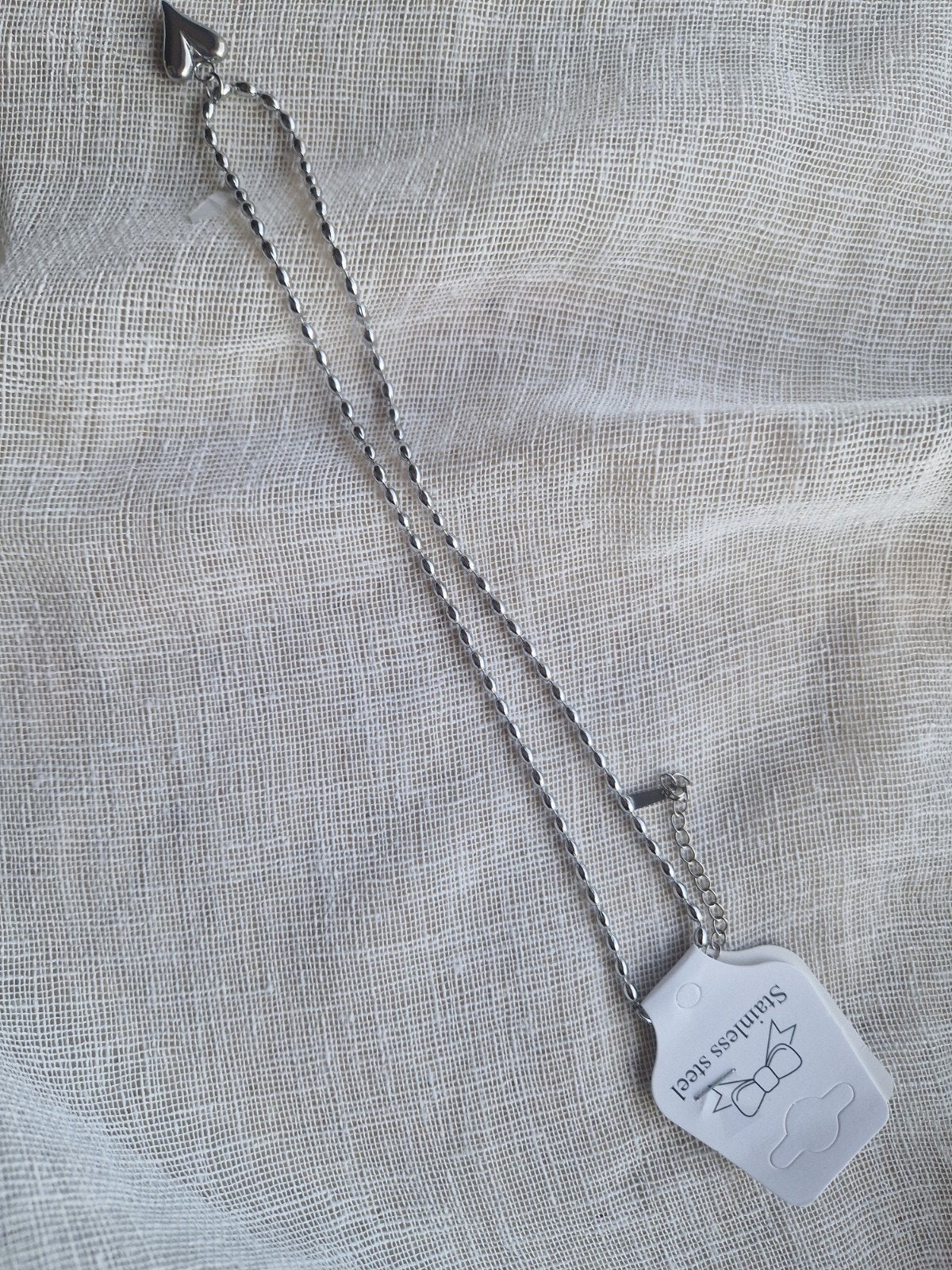 Ketting RVS zilver, Overige materialen, Verstelbaar, Nieuw, Ophalen of Verzenden