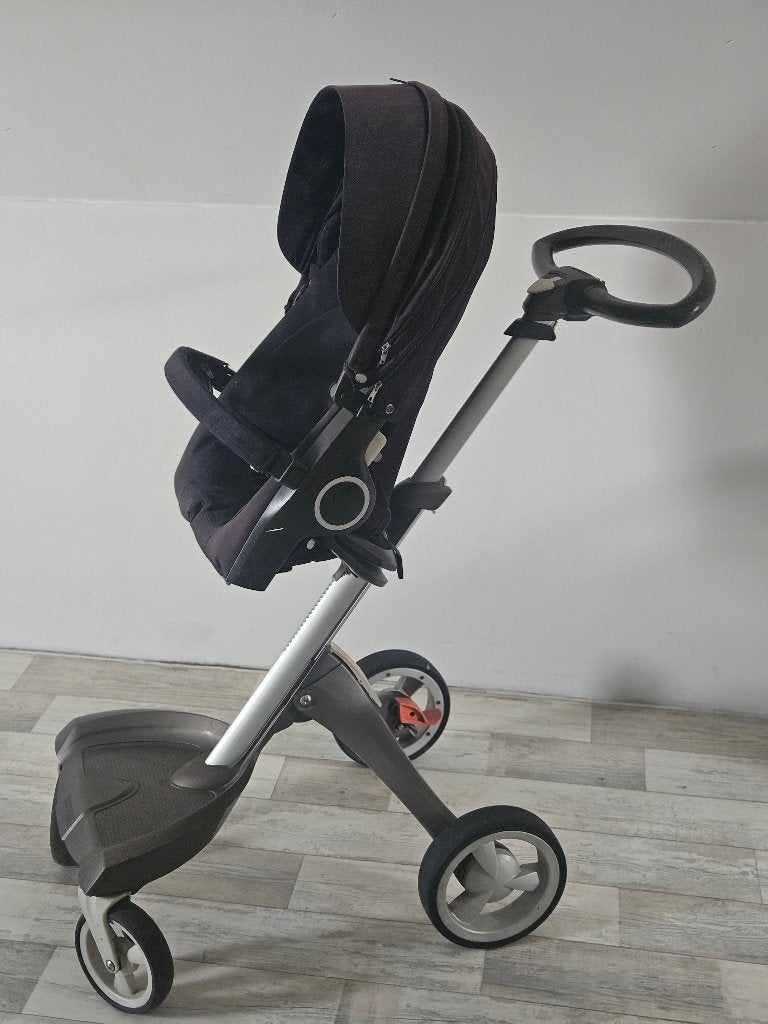 Stokke met accesoires, Gebruikt, Verstelbare duwstang, Combiwagen, Ophalen