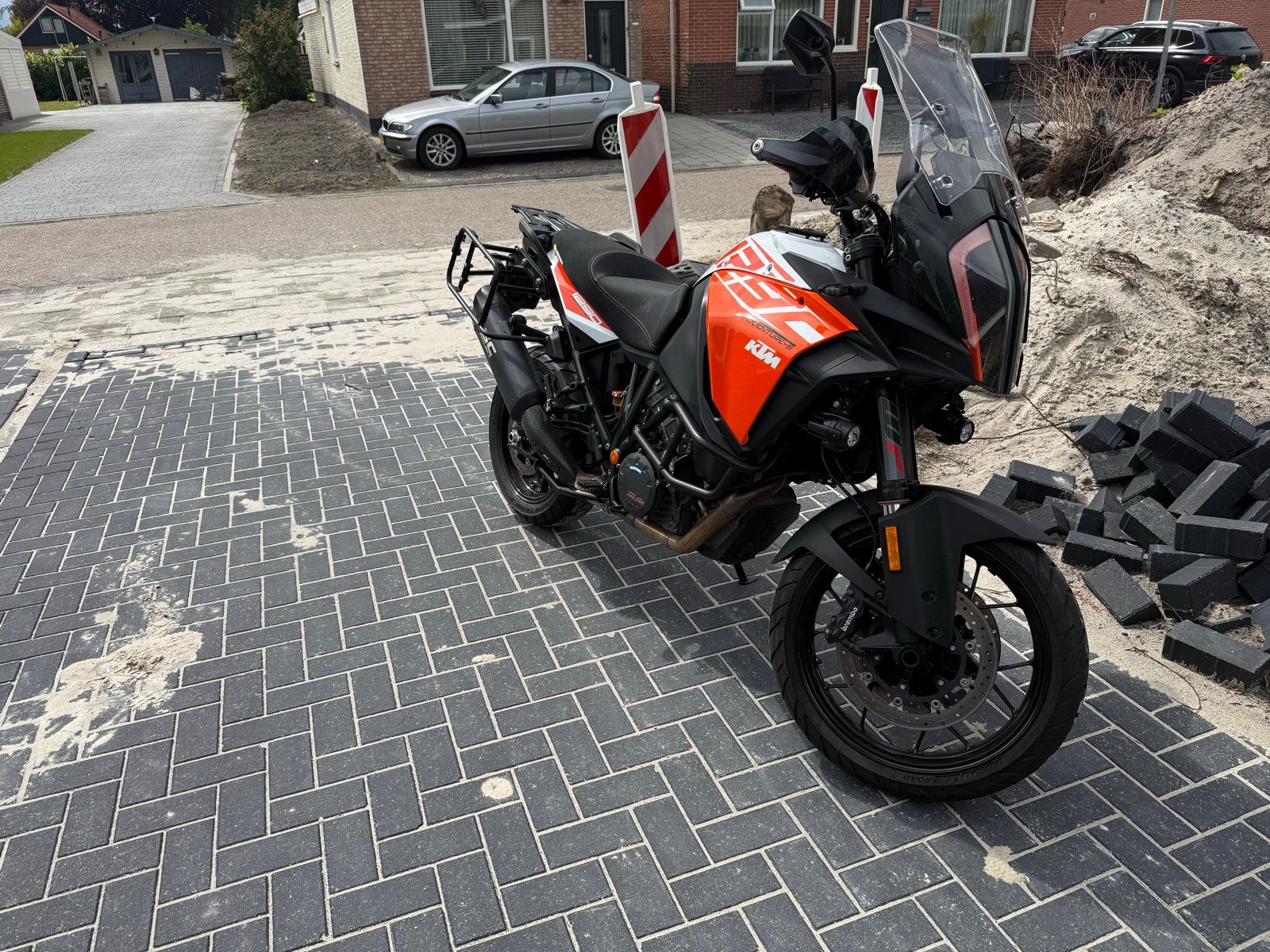 KTM 1290 Super Adventure S met kofferset, 33.000 km, Traction Control, 2 cilinders, Motorrijbewijs A, Gebruikt