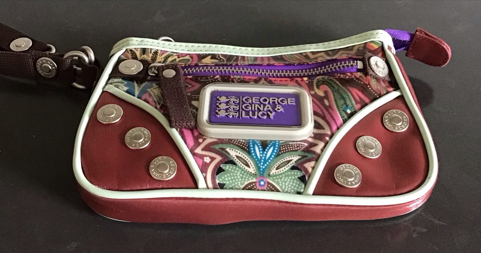 GEORGE GINA & LUCY Tasje/Clutch - Multicolor Paisley, Sieraden, Tassen en Uiterlijk, Tassen | Damestassen, Ophalen of Verzenden