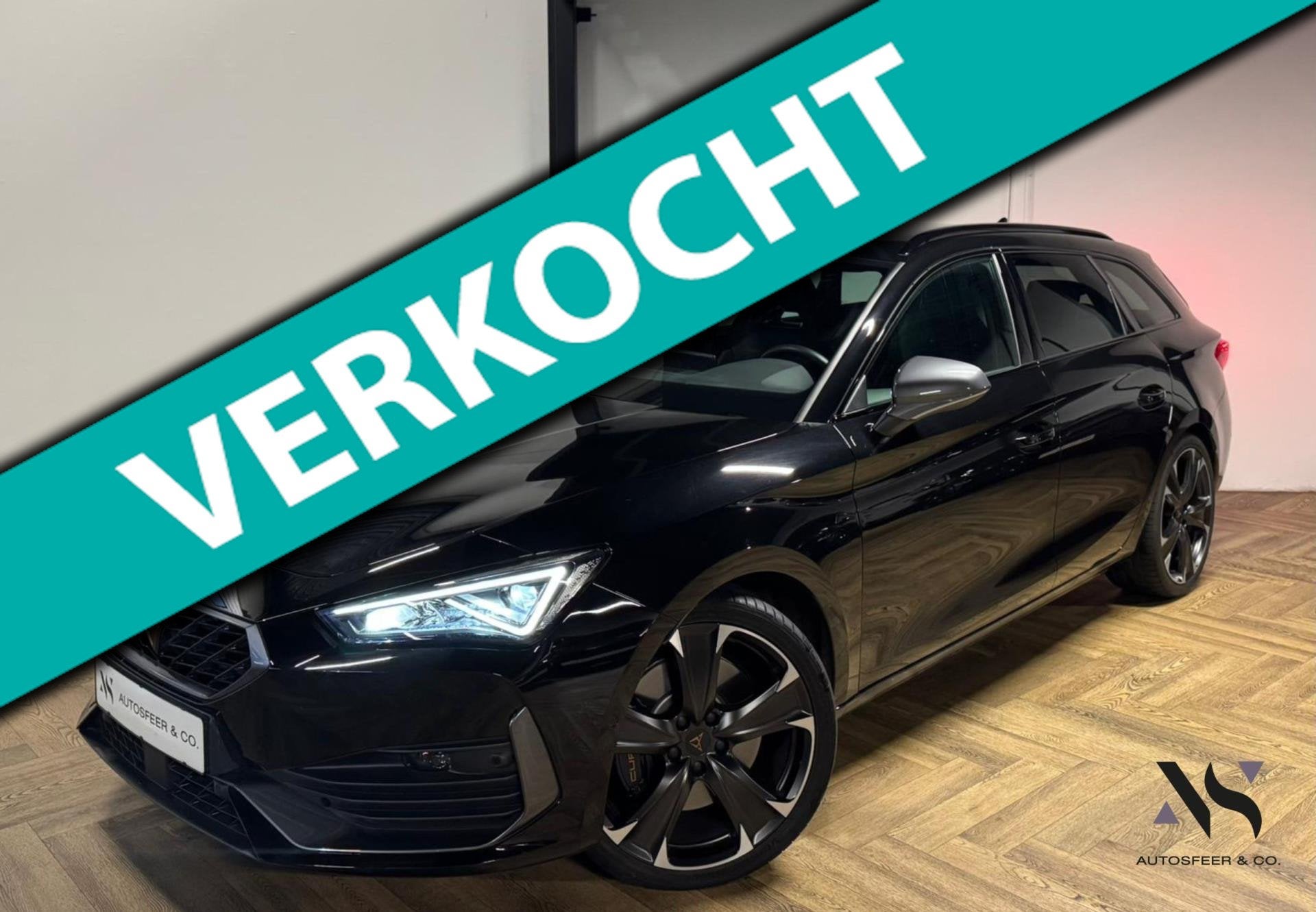 CUPRA Leon Sportstourer 2.0 TSI, Auto's, Cupra, Gebruikt, Zwart, Overige carrosserieën, Leon