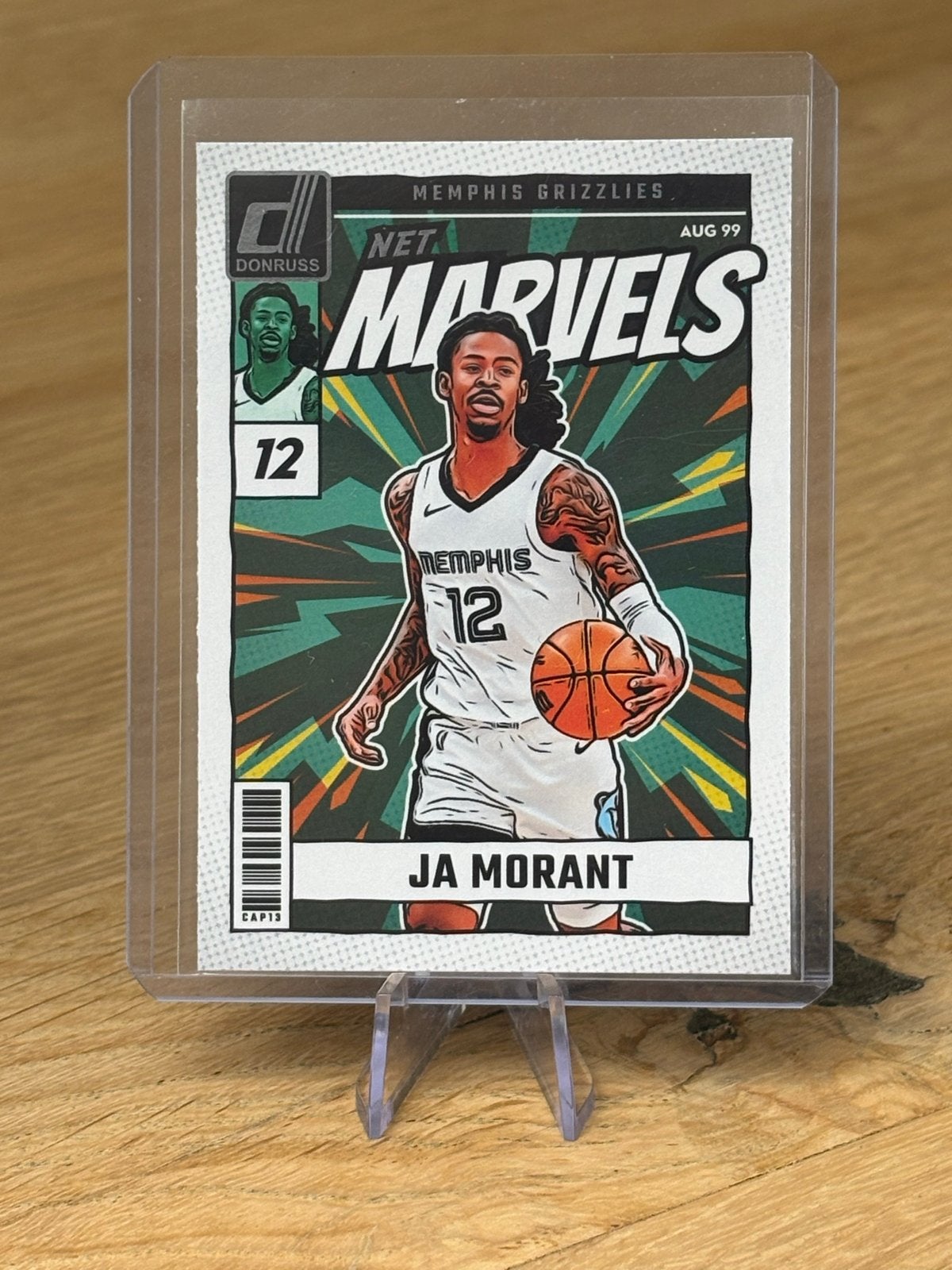 Ja Morant Donruss Net Marvels Basketbal Spelerskaart, Ophalen of Verzenden, Zo goed als nieuw, Overige sporten, Spelerskaart