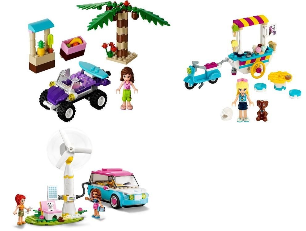 3 Lego Friens sets nr.41010 nr.41443 nr.41389, Lego, Ophalen of Verzenden, Complete set, Compleet