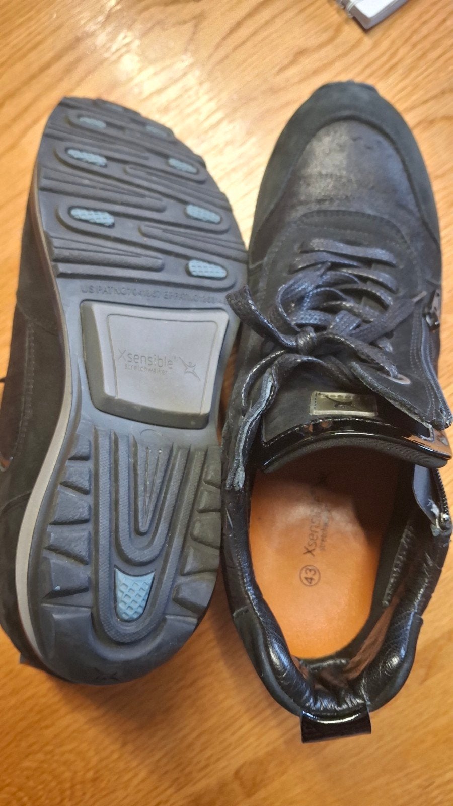 Xsensible Stretchwalker schoenen maat 43, Ophalen, Zwart, Xsensible strechwalker, Wandelschoenen