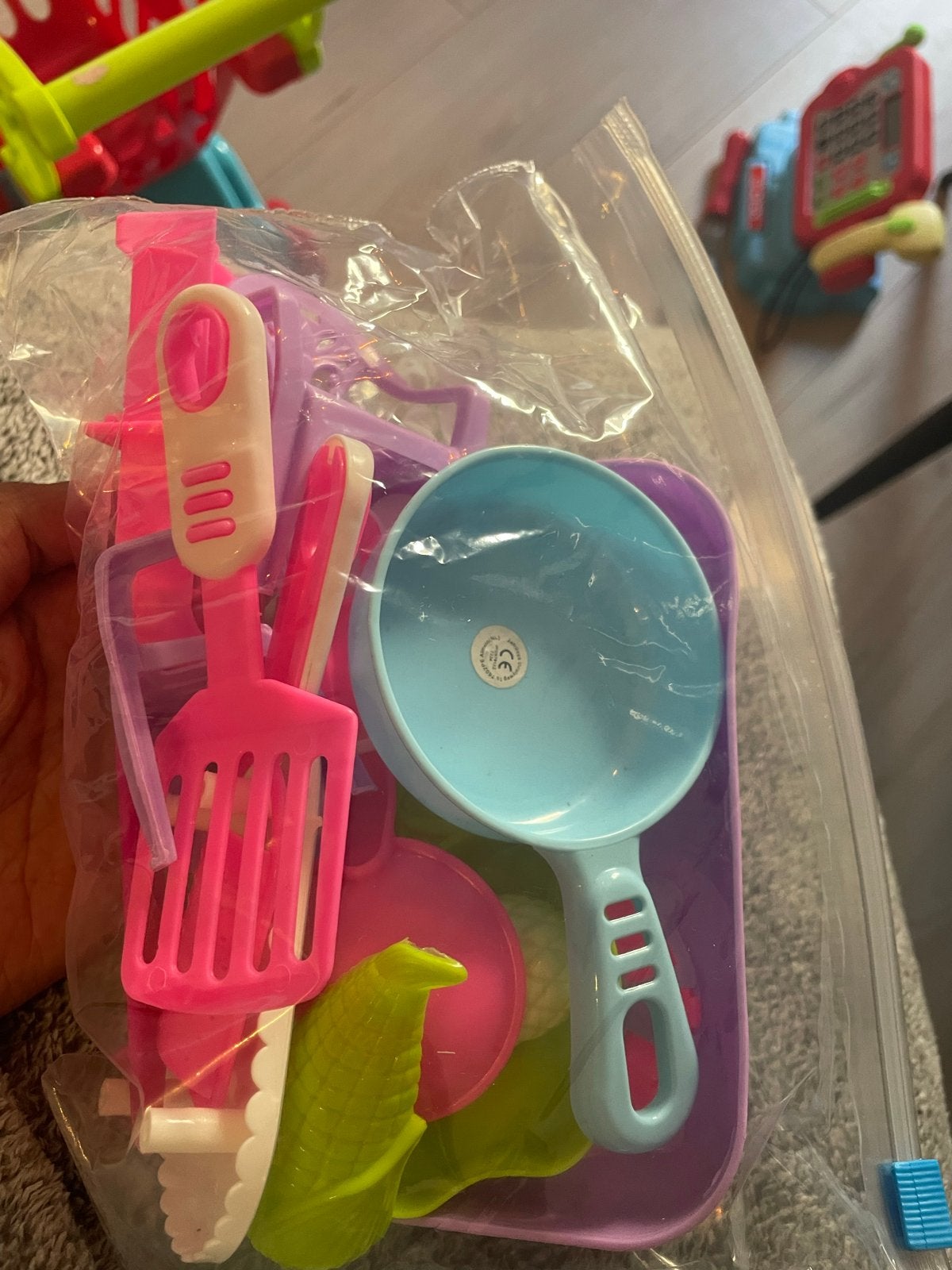 Leuke speelgoed keukenset met pan, lepel en mini fornuis, Ophalen, Zo goed als nieuw, Jongen of Meisje