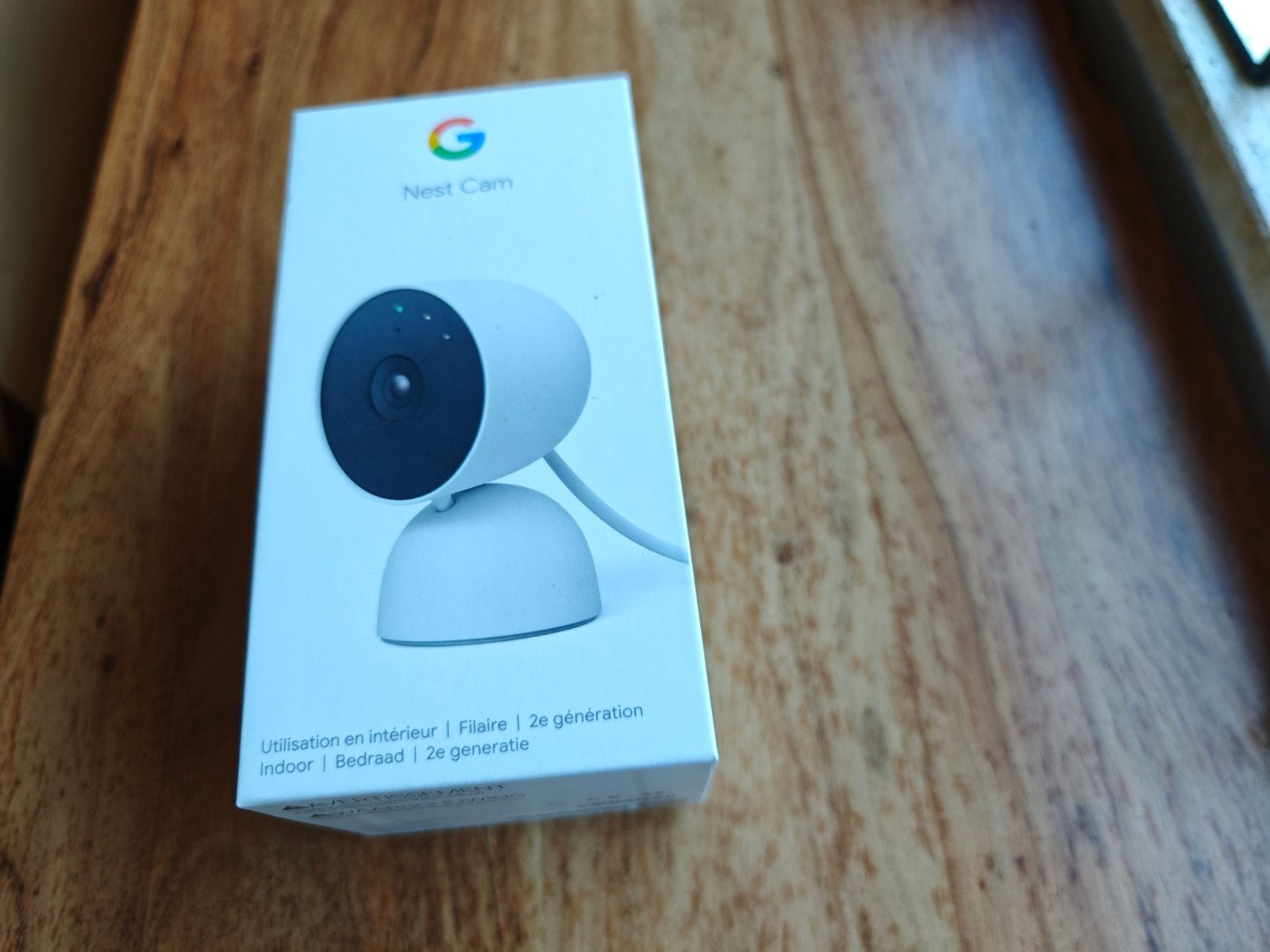 Nest Cam (bedraad) - Binnencamera in originele doos, Ophalen
