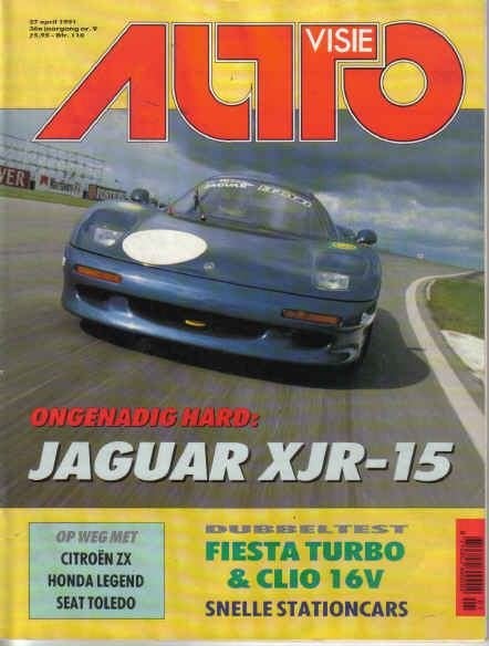 Autovisie 9 1991 : Renault Clio 16V - Mercedes Benz 300TE 24, Ophalen of Verzenden, Gelezen, Algemeen