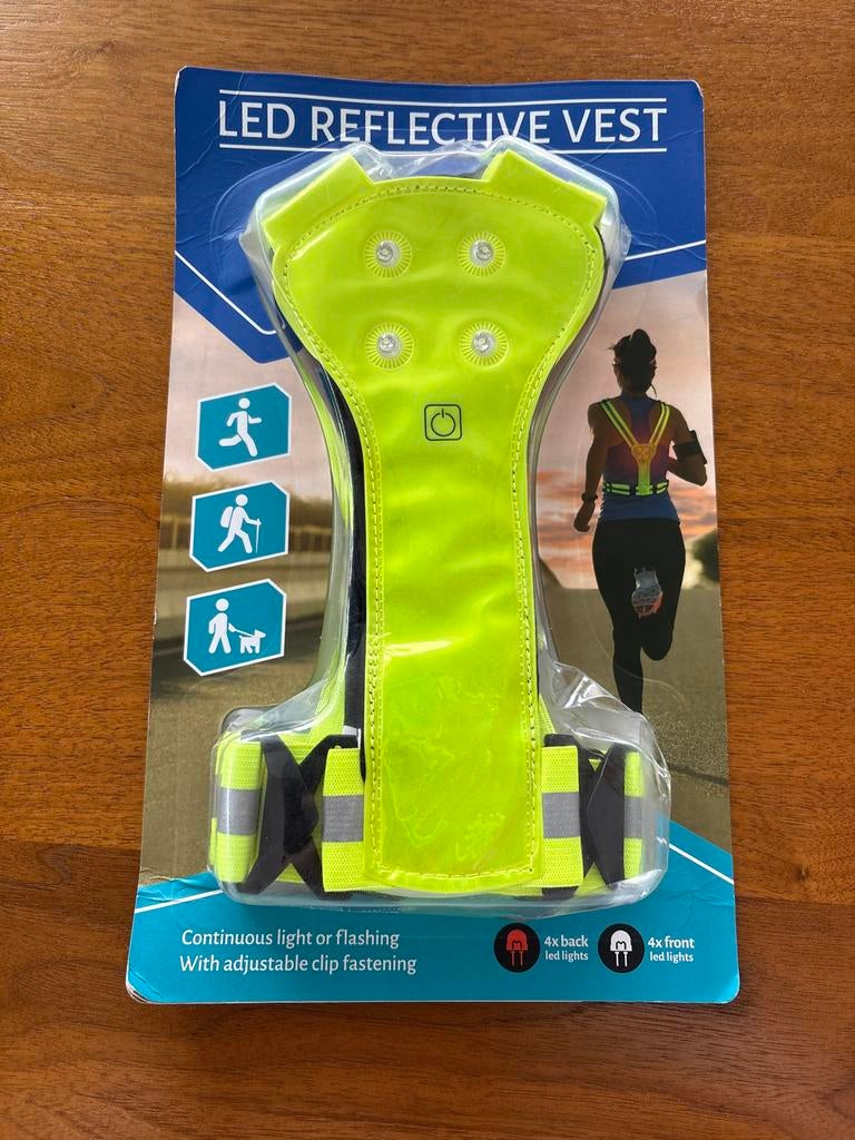 LED Reflecterend  Hardloop Vest - NIEUW, Overige merken, Overige typen, Nieuw, Ophalen of Verzenden