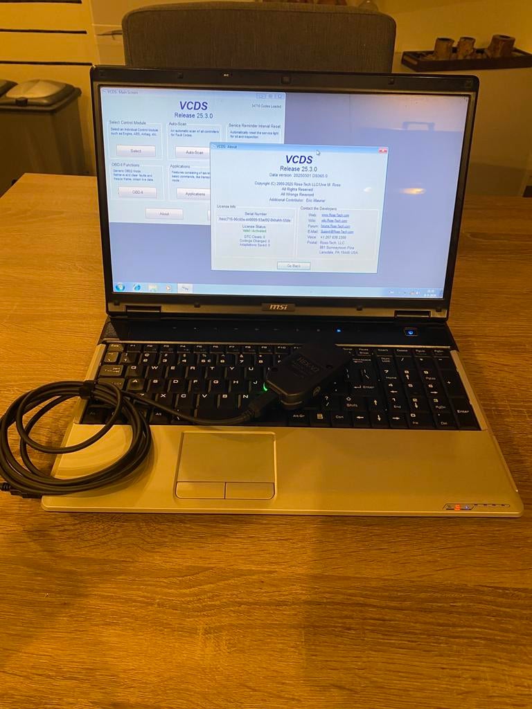 Gereedschap laptop vagcom diagnose system vcds, Auto diversen, Autogereedschap, Zo goed als nieuw, Ophalen of Verzenden