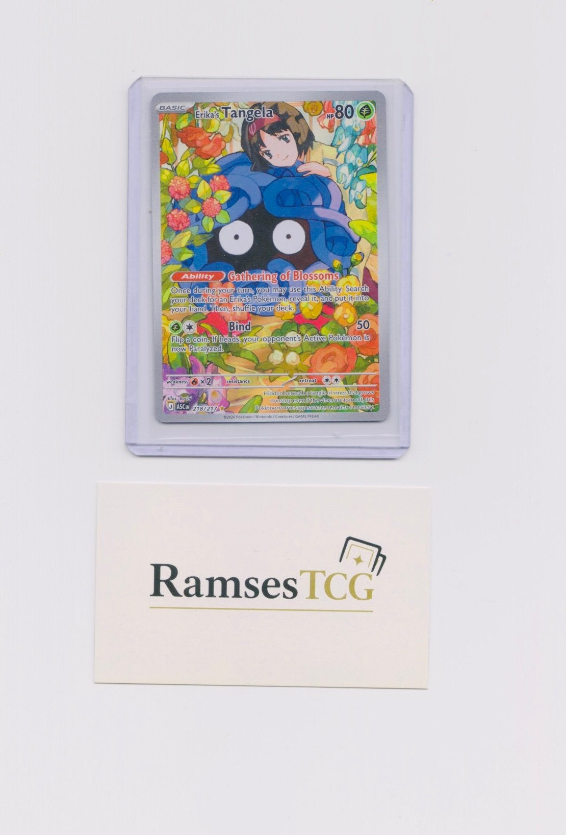 Erika’s Tangela 218/217 Illustration Rare Ascended Heroes, Ophalen of Verzenden, Nieuw