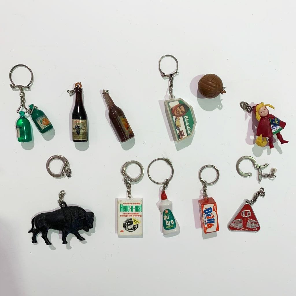 Vintage sleutelhangers, Verzamelen, Ophalen of Verzenden, Gebruikt, Merk