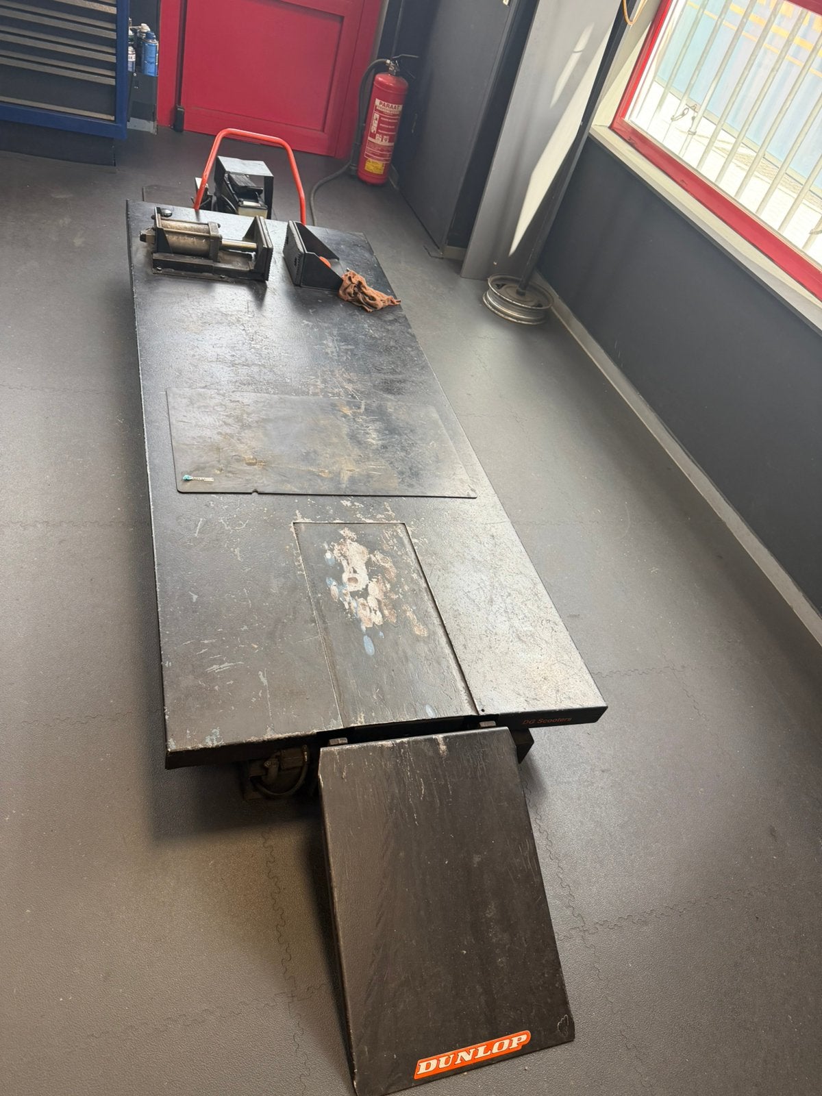 2 heftafels motorlift scooterbrug gebruikt, Ophalen, Gebruikt, Overige typen