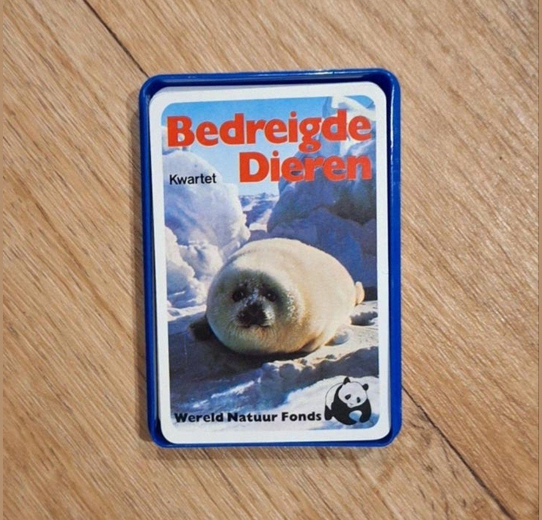 Bedreigde Dieren Kwartet - WWF, Vijf spelers of meer, Ophalen of Verzenden, Zo goed als nieuw, Wereld Natuur Fonds (WWF)