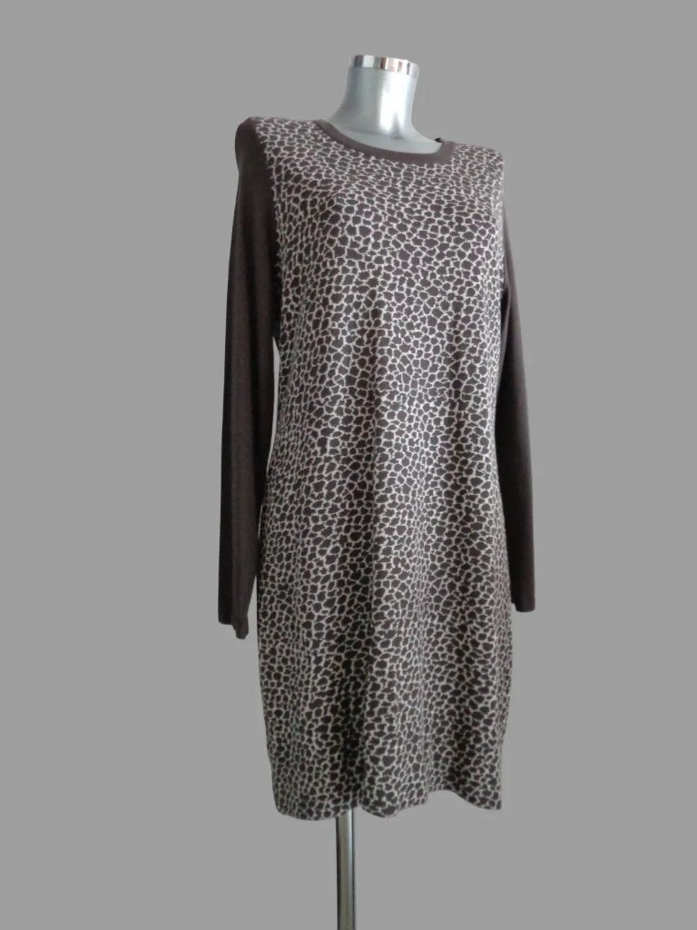 Max Mara - weekend jersey jurk, maat M-40, origineel, Maat 38/40 (M), Bruin, Verzenden, Max Mara