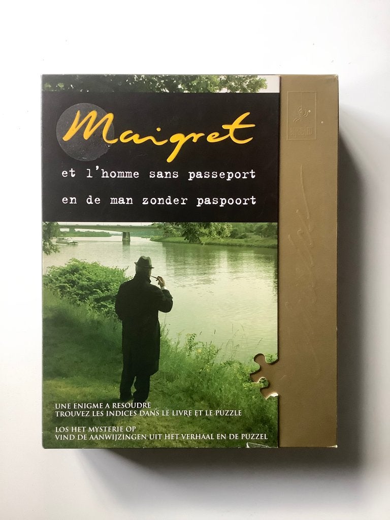 NIEUW mysterie puzzel 1000 Maigret en de man zonder paspoort, Hobby en Vrije tijd, Ophalen of Verzenden, 500 t/m 1500 stukjes