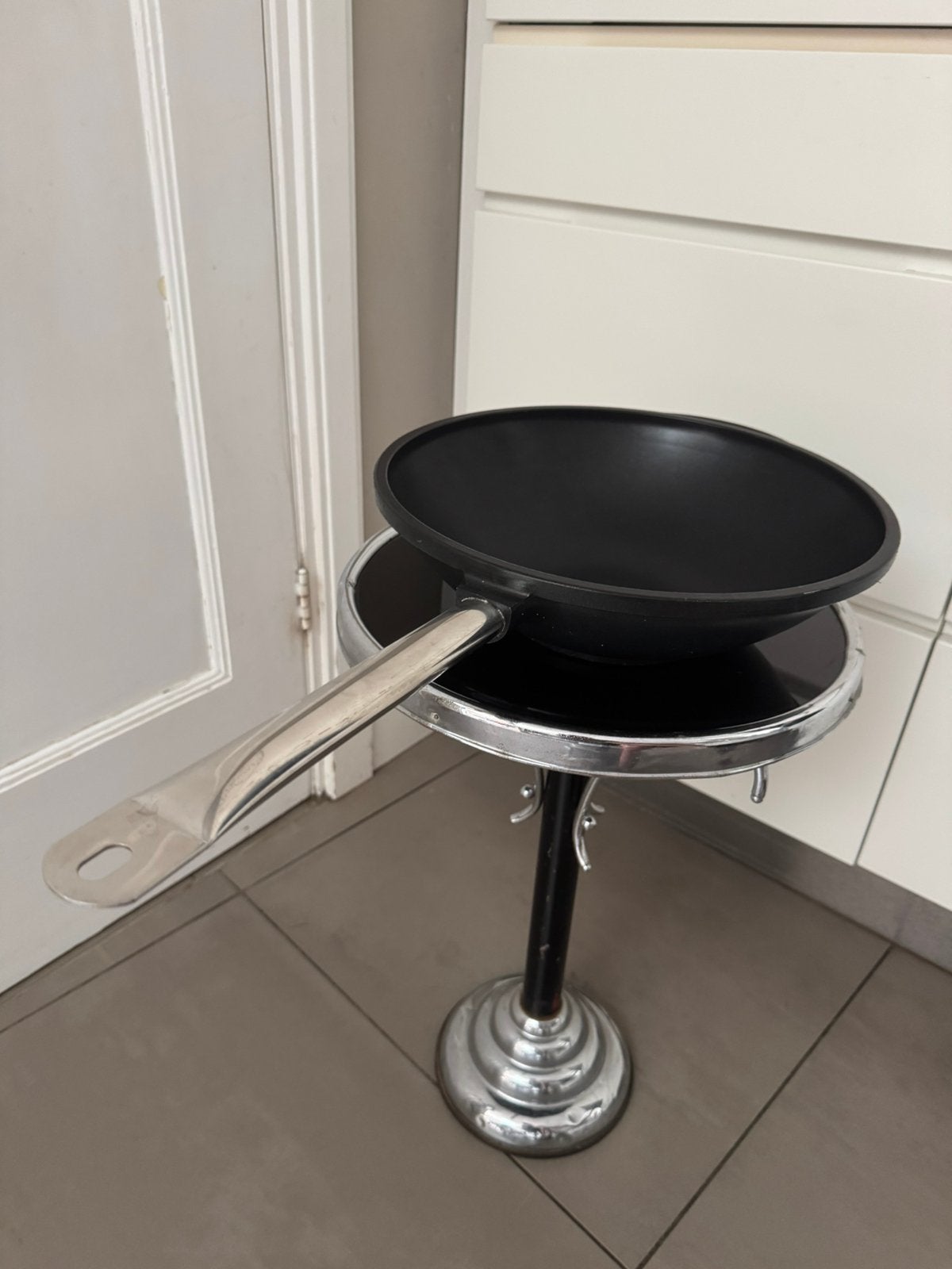 HENDI Professionele wokpan titanium coating – Ø320 mm, Ophalen of Verzenden, Gebruikt