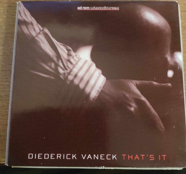 Diederick vaneck – thats it cd not on label – PROMO, Verzenden, Jazz, Album, Promo