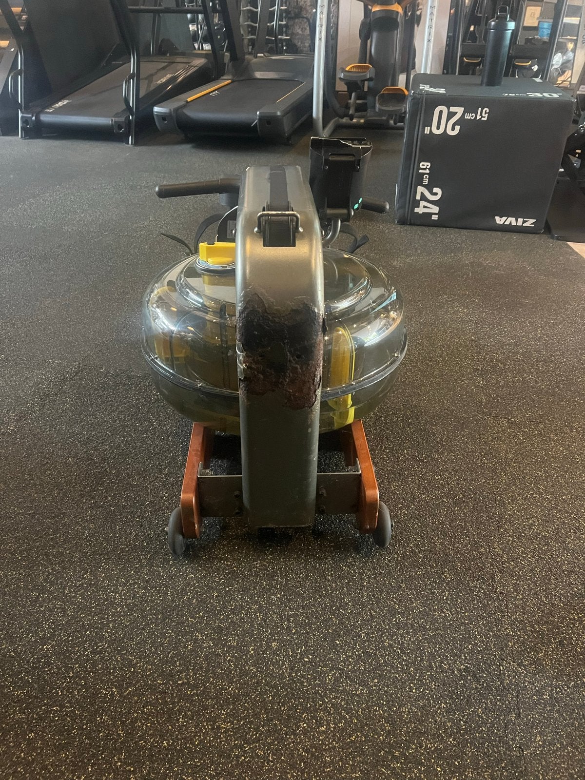 Roeitrainer met waterweerstand - First Degree Fitness, Gebruikt, Armen, Ophalen of Verzenden, Metaal