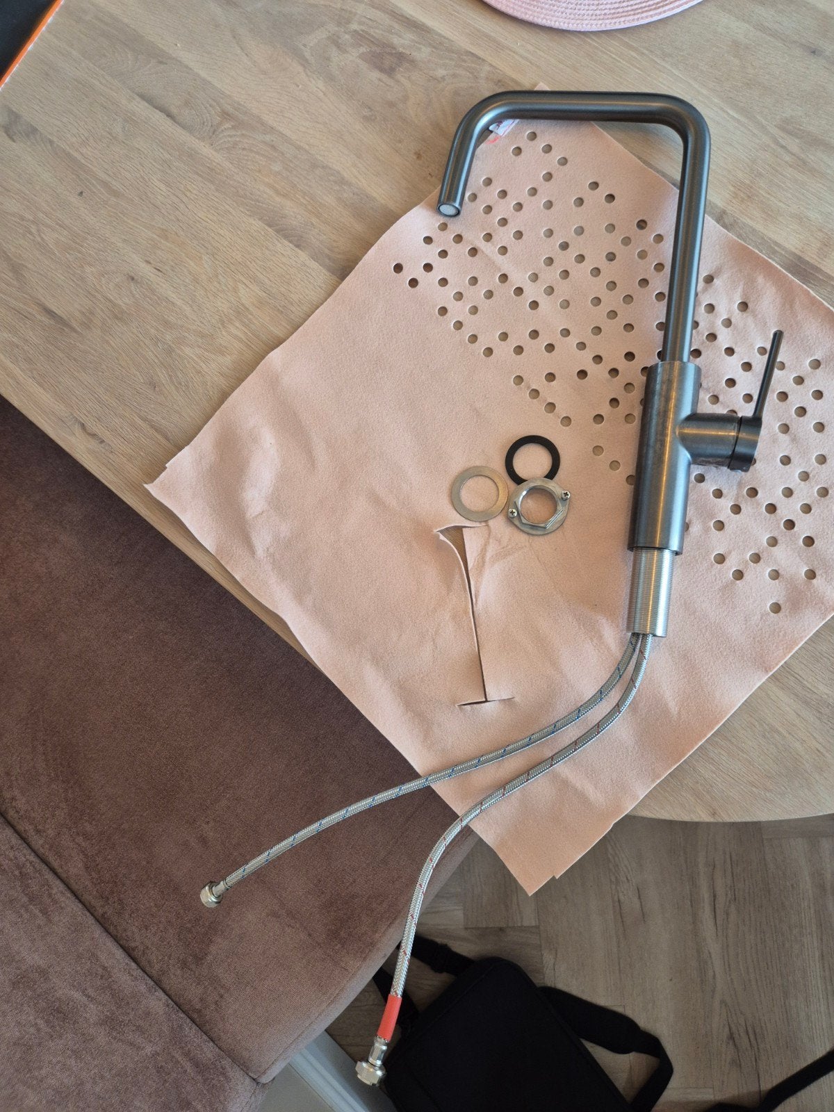 Caressi Gunmetal Keukenkraan - Stijlvol en Modern, Ophalen