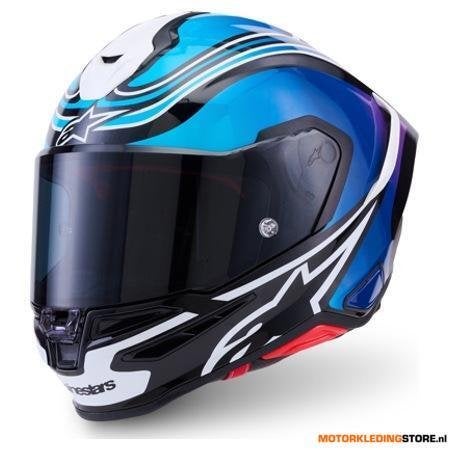 Alpinestars S-R7 Zeal Integraalhelm, Zwart-Blauw-Roze, Ophalen of Verzenden, Nieuw met kaartje