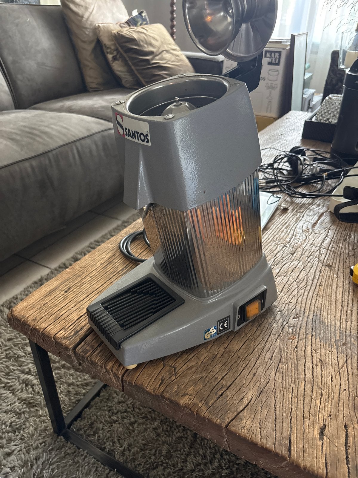 Santos Citruspers Type N10 - Professionele sapcentrifuge, Ophalen of Verzenden, Gebruikt, Elektrisch, Citruspers