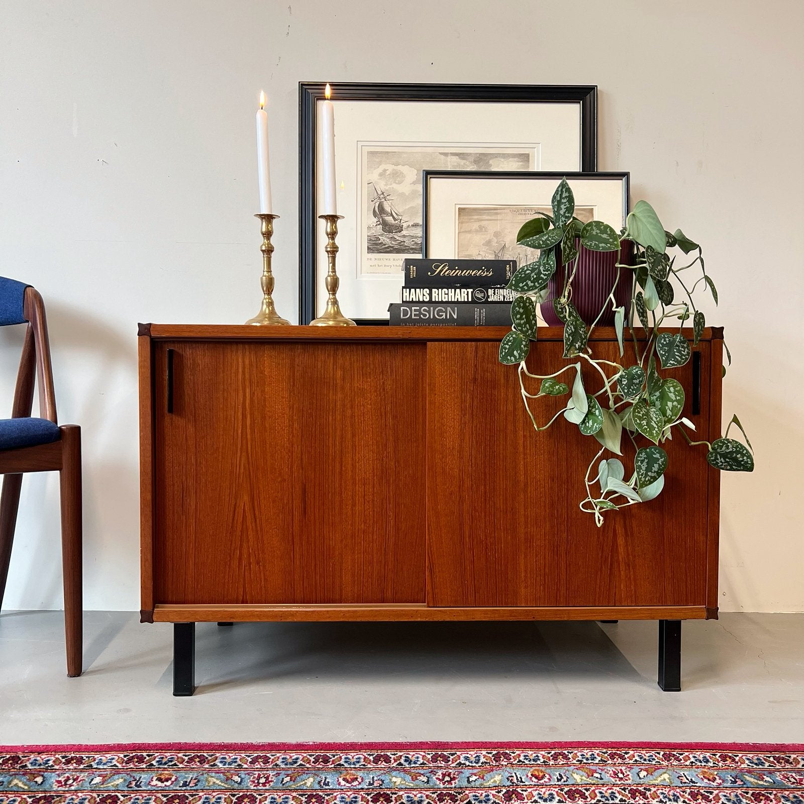 - Vintage schuifdeurkastje •PASTOE• -, Gebruikt, ., ., 25 tot 50 cm