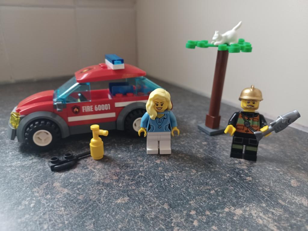 Lego city 60001 brandweer commandant, Compleet, City, Lego, Ophalen of Verzenden