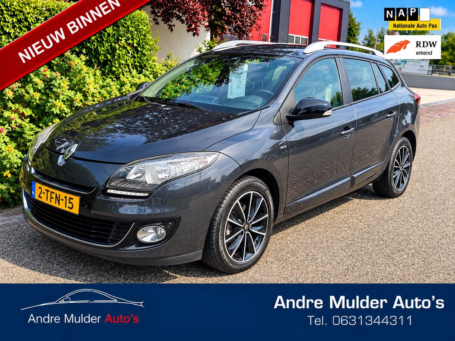 Renault Mégane 1.4 16V TCE 96KW Estate 2013 Grijs