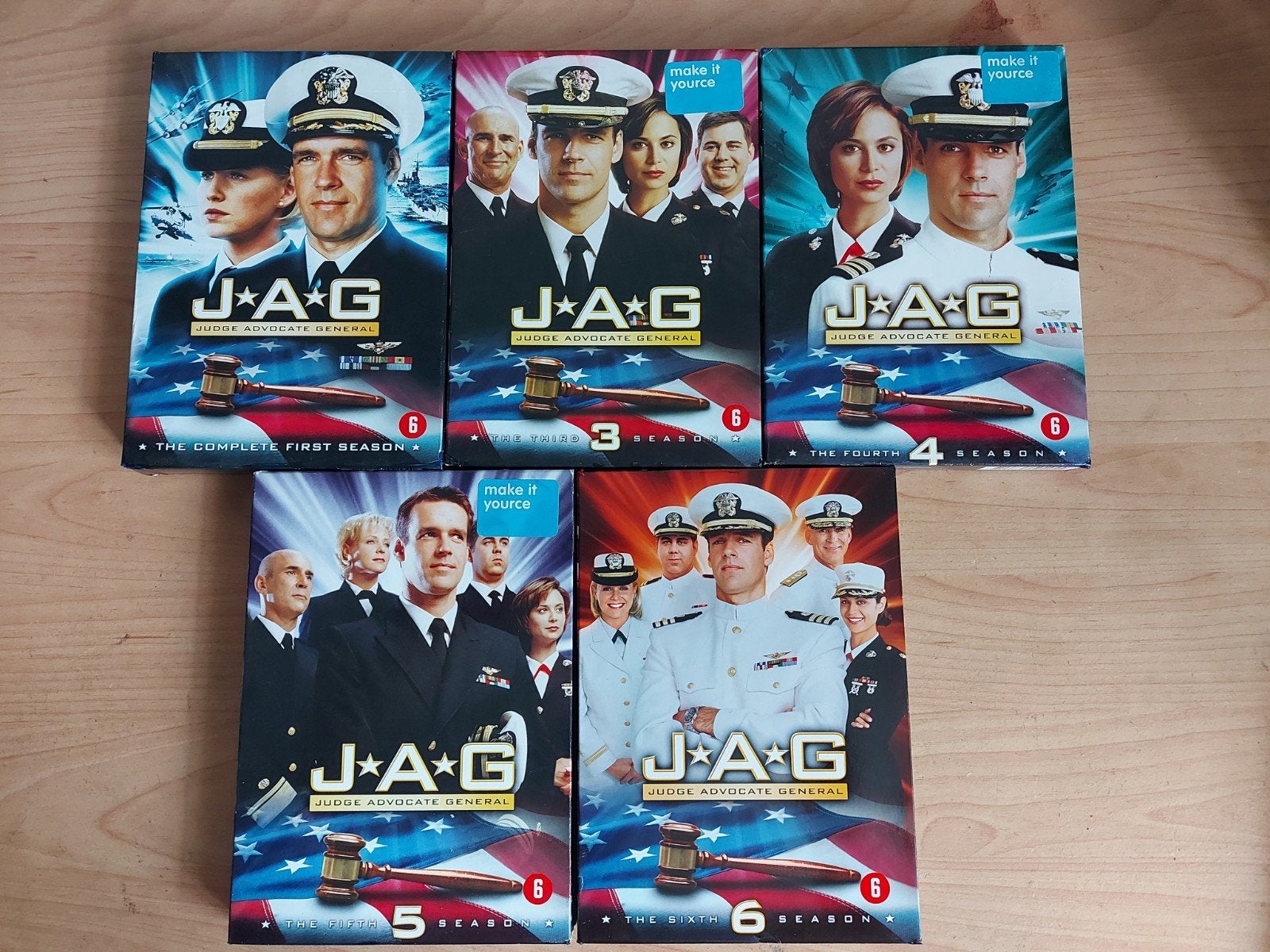 JAG - Seizoen 1,3,4,5,6 losse verkoop, Alle leeftijden, Verzenden, Zo goed als nieuw