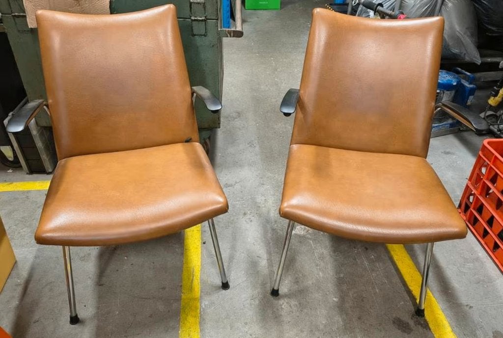 2 Gebr. De Wit stoelen fauteuils, Ophalen
