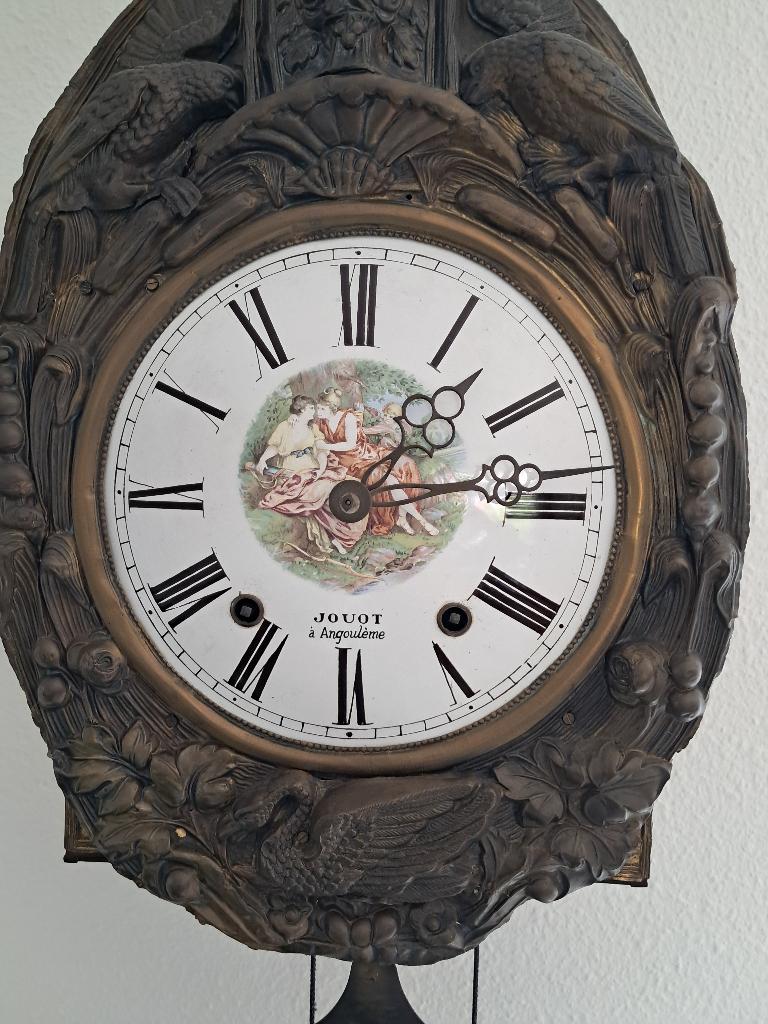 Antieke Franse Comtoise, Antiek en Kunst, Antiek | Klokken, Ophalen of Verzenden