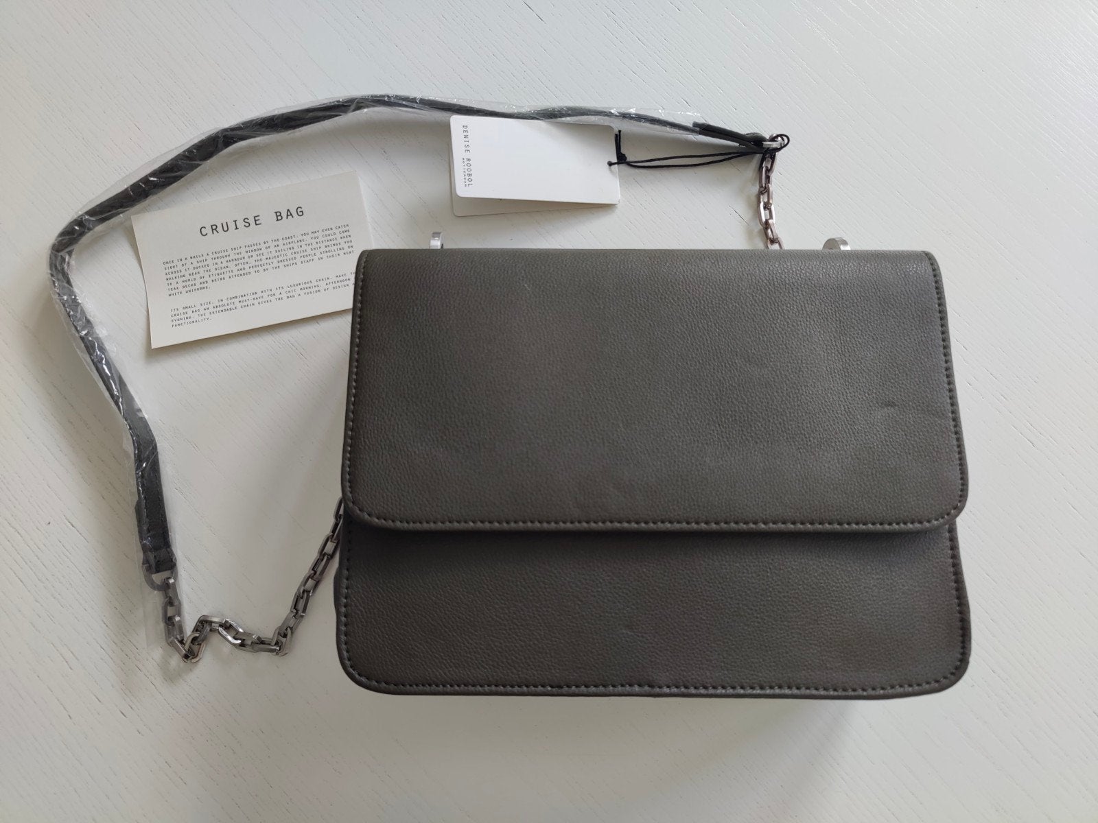 Denise Robool Cruise Bag - Nieuw, Ophalen, Nieuw, Grijs, Schoudertasje
