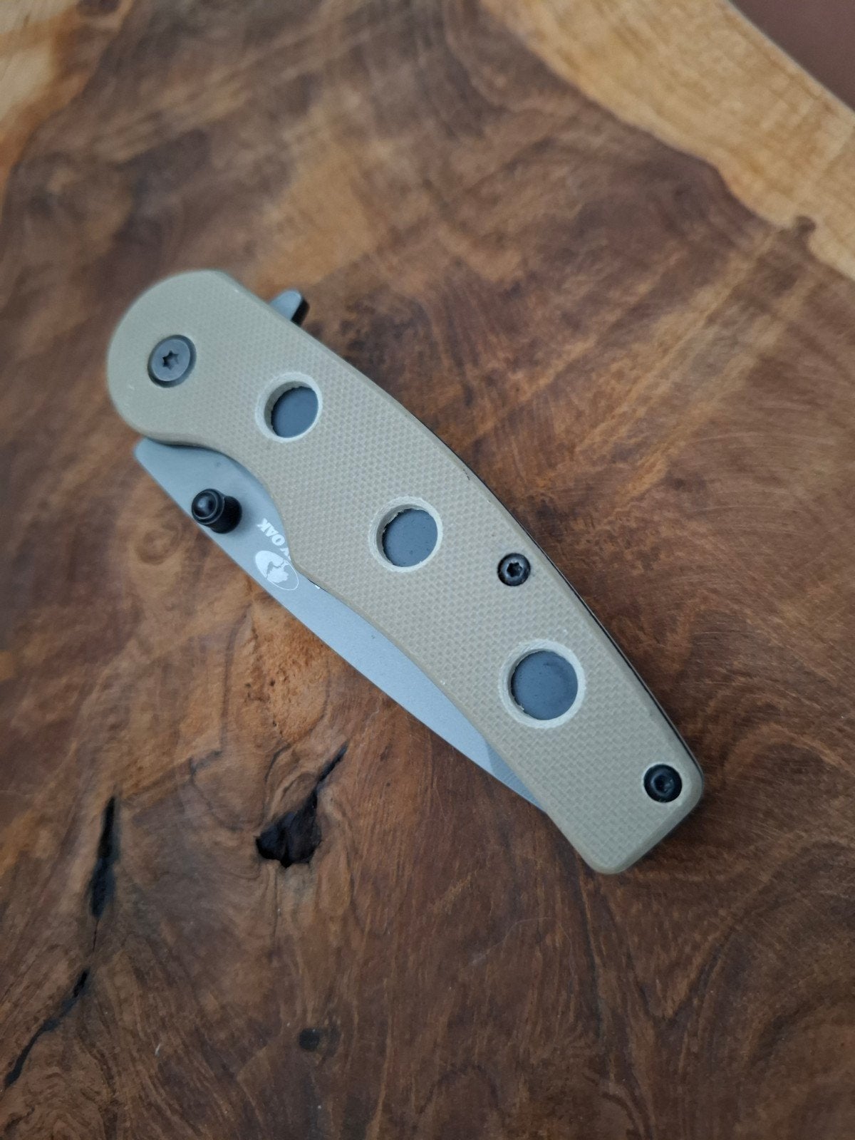 Outdoor/Camping/EDC Tanto Zakmes/ kunststof Greep/Clip/NIEUW, Ophalen of Verzenden, Nieuw