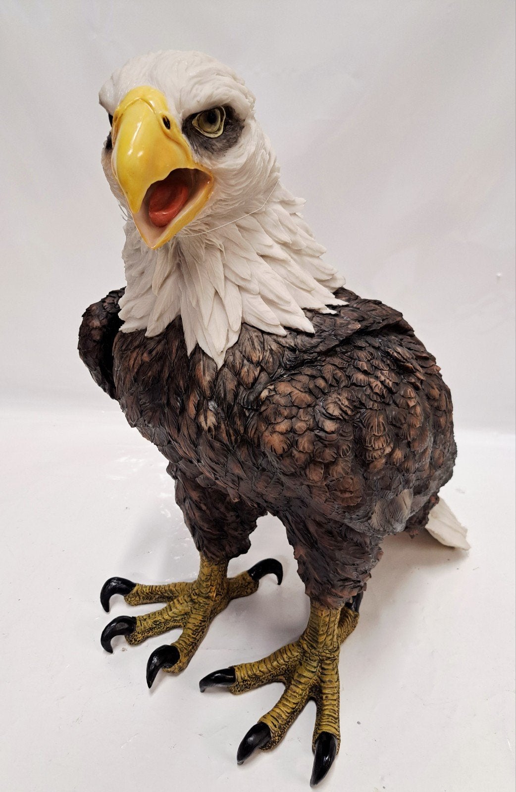 Polystone roofvogel Arend hoogte 55 cm - honden kop Pitbull, Ophalen, Nieuw
