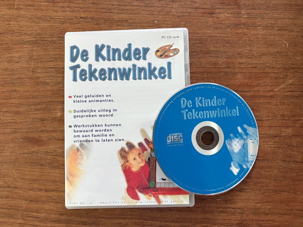 PC CD Rom De kinder tekenwinkel, Puzzel en Educatief, 1 speler, Eén computer, Ophalen of Verzenden