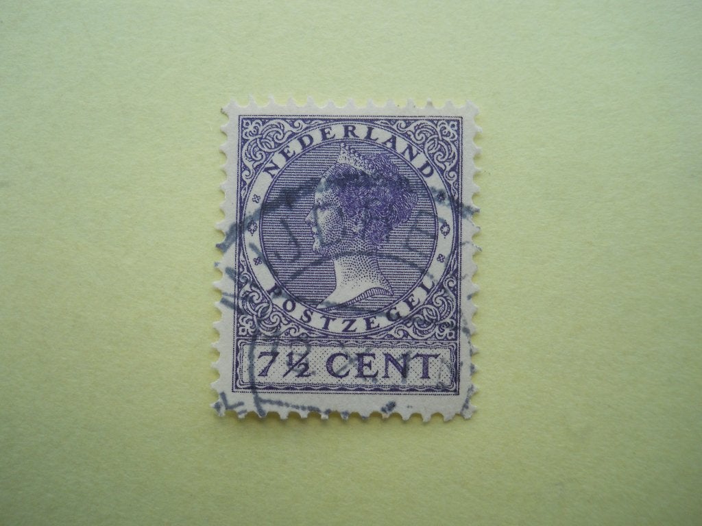 Nederland 1926 Kon. Wilhelmina Nvph.179 Mijdrecht Zuidlaren, Ophalen of Verzenden, T/m 1940, Gestempeld