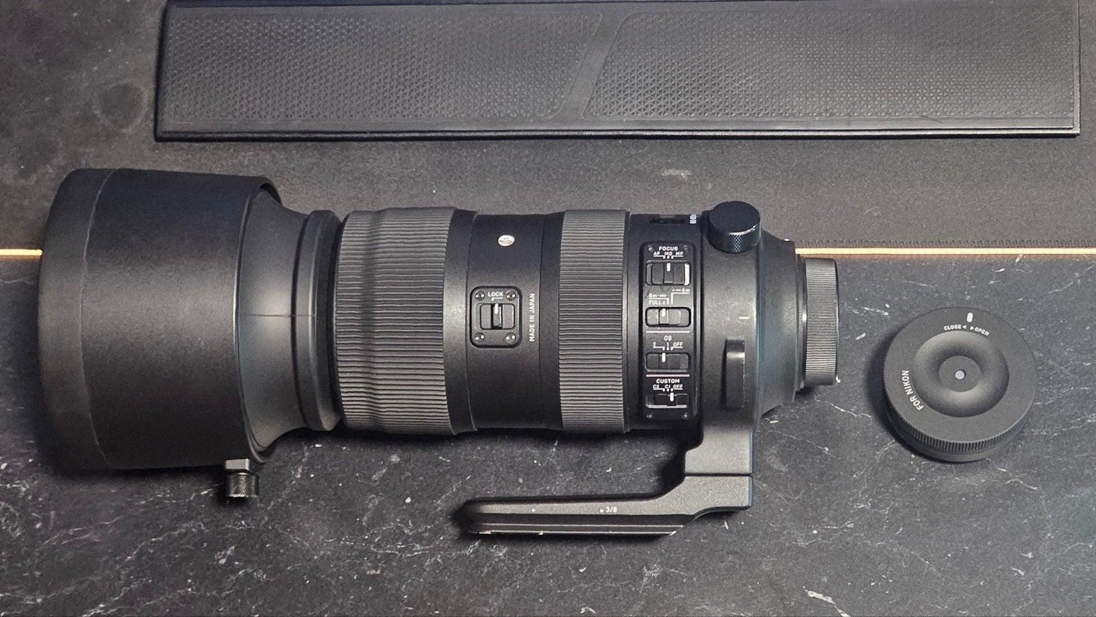 Sigma 60-600mm DG OS Sports Nikon F mount incl dock garantie, Ophalen, Zo goed als nieuw, Telelens