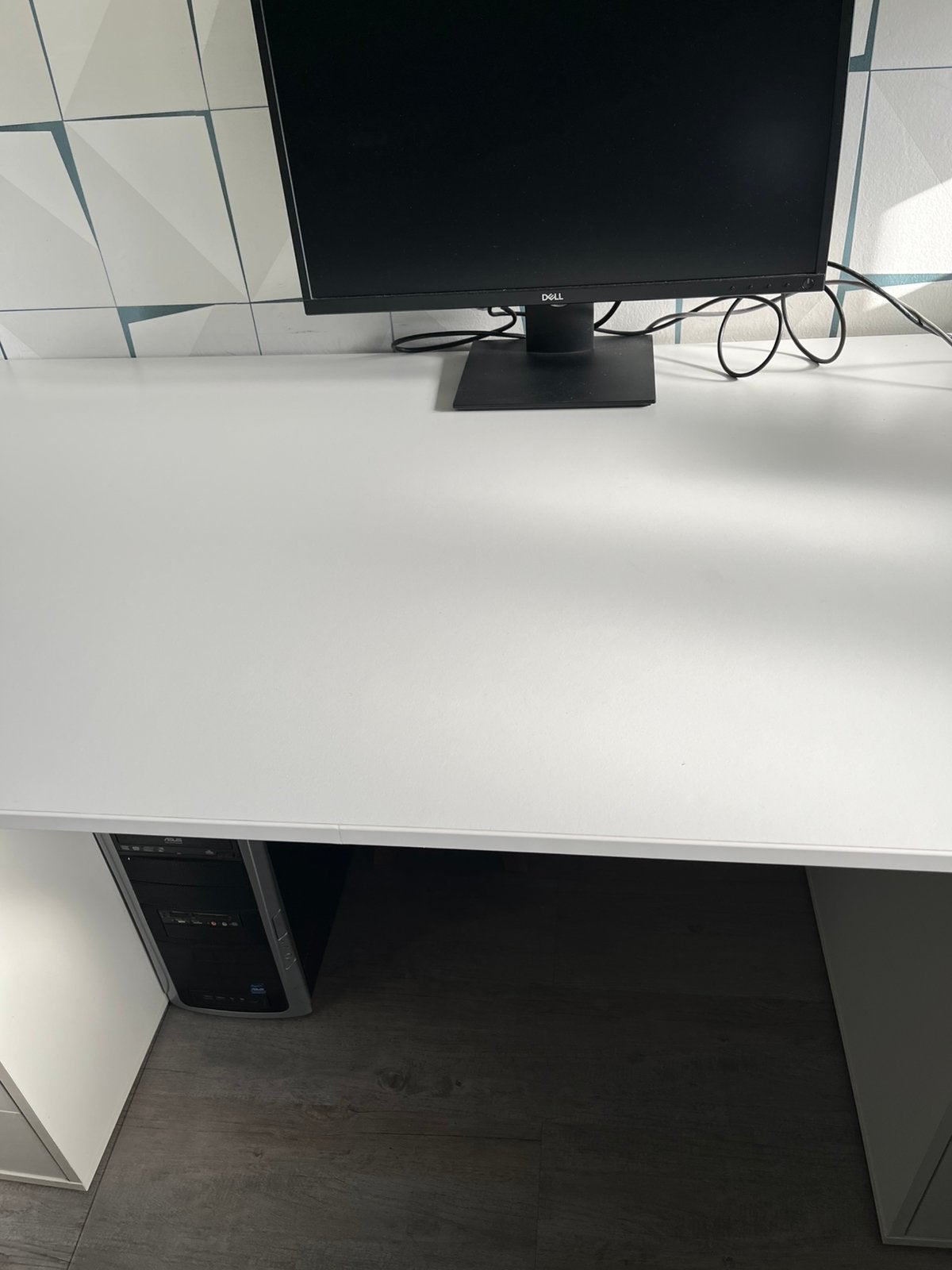 Ikea bureaublad wit, Ophalen, Zo goed als nieuw