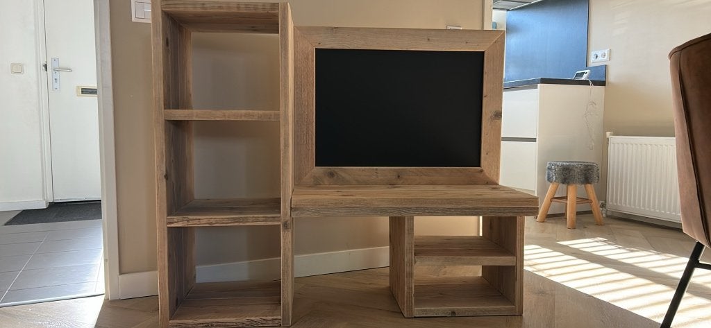 Steiger houten speelgoedkast, Ophalen, Minder dan 75 cm, 105 cm of meer, Zo goed als nieuw