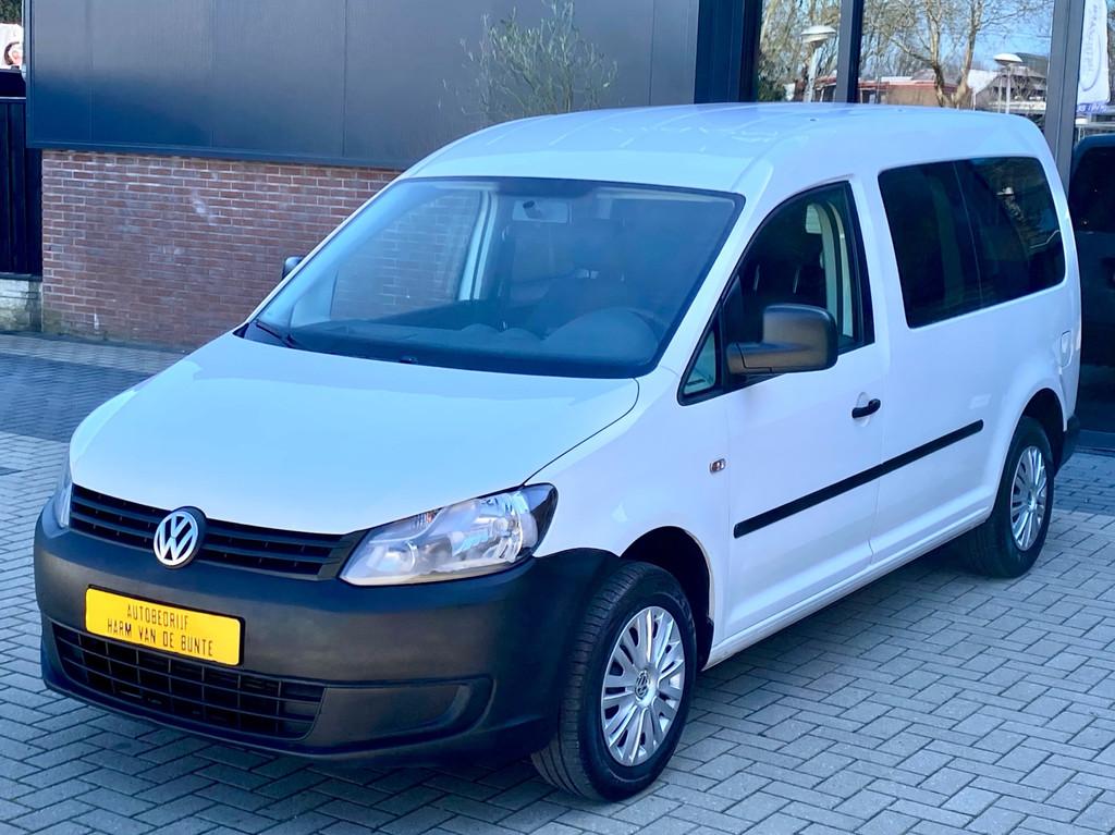 Volkswagen Caddy maxi 1.6 TDI DUBBELE CABINE NIEUWSTAAT CRUI, Auto's, Bestelauto's, Voorwielaandrijving, Gebruikt, 4 cilinders