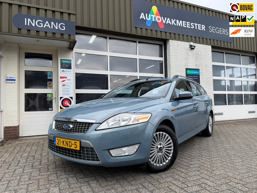 Ford Mondeo Wagon 2.0-16V Limited|Goed Onderhouden|Trekhaak|, Auto's, Ford, Euro 5, Stof, Gebruikt, Zwart