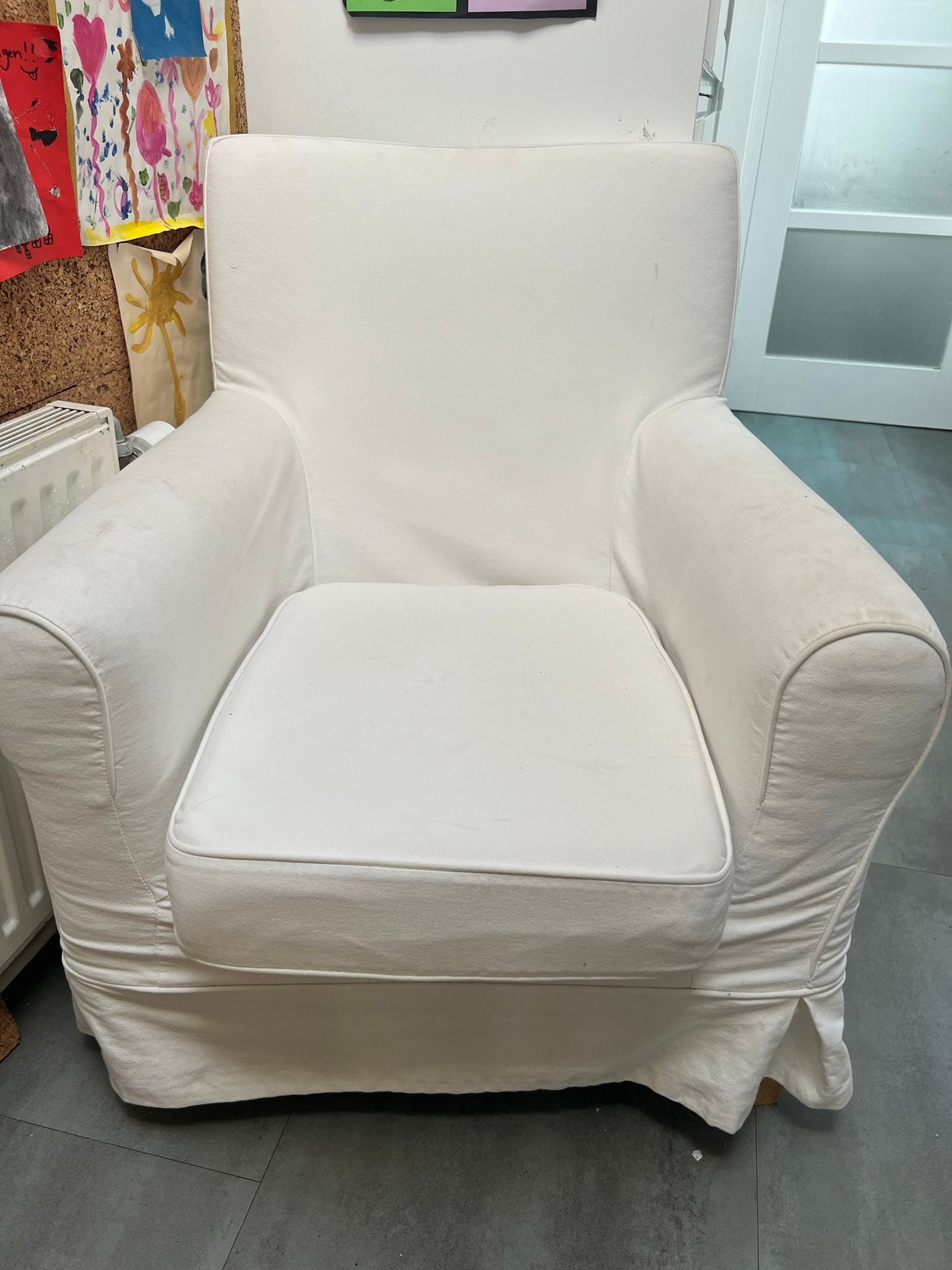 Fauteuil ektorp jennylund, Ophalen, Gebruikt, Stof, 75 tot 100 cm