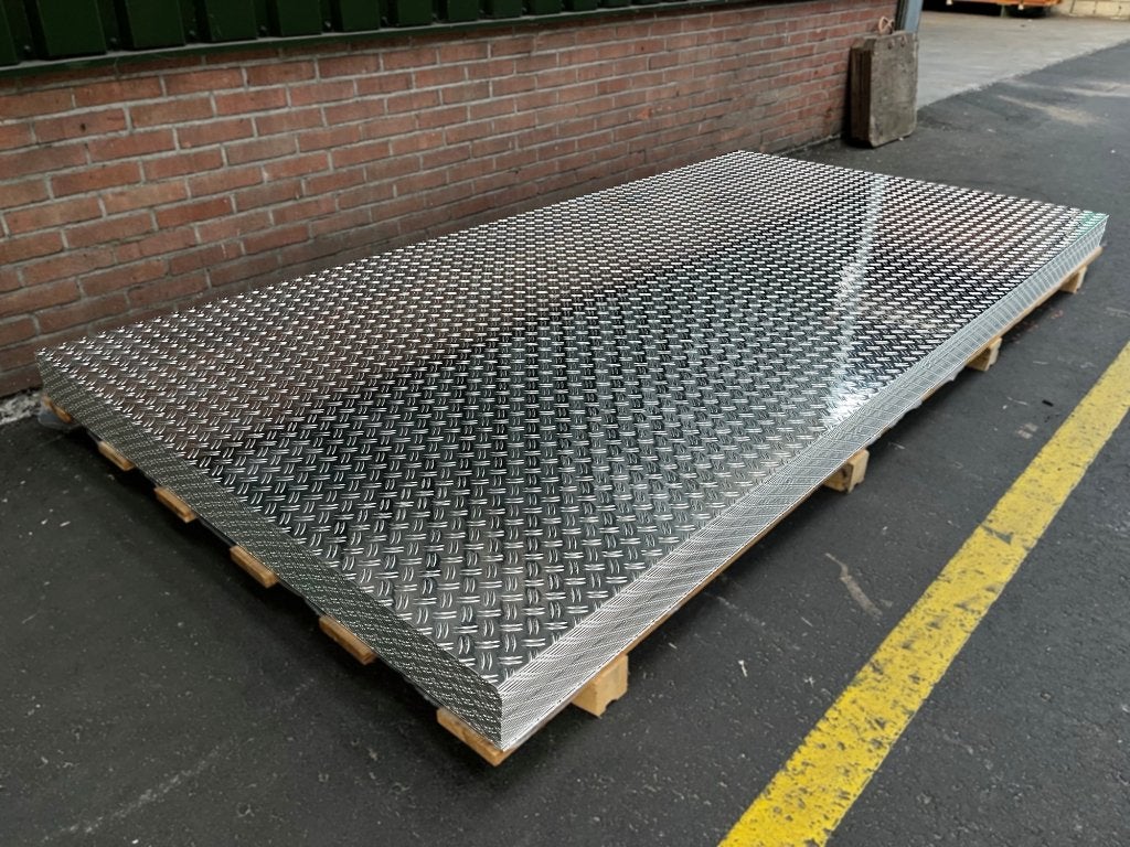 Aluminium Traanplaten – 1250x2500 & 1500x3000 mm, Overige materialen, Fortweg 3, Minder dan 20 mm, Nieuw