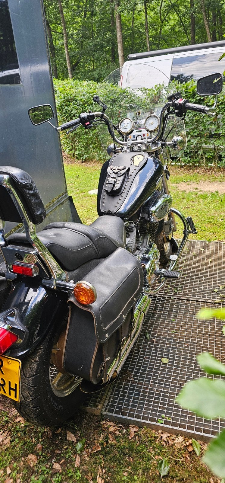 Yamaha Virago 1100 met accessoires en kleding, Particulier, Chopper