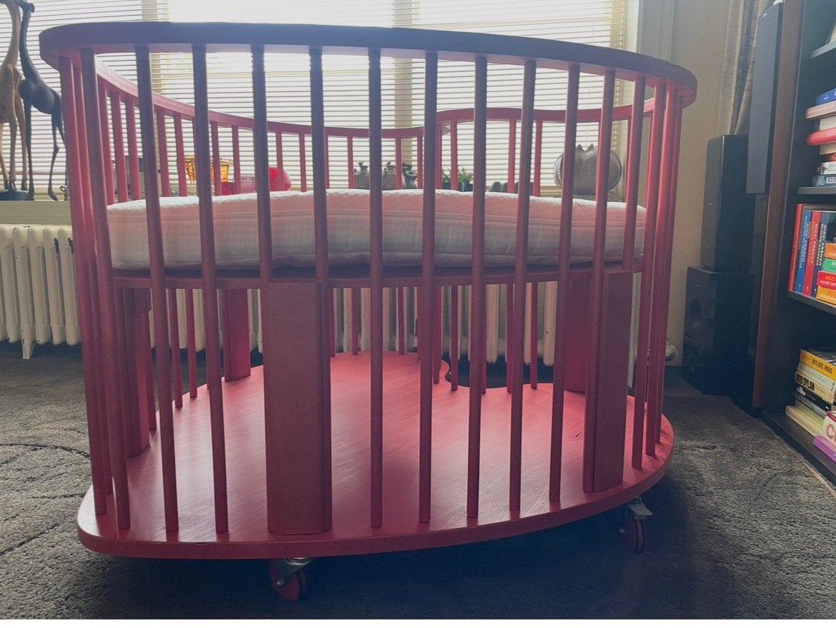 Raffi & Co Verrijdbare Baby Box met Foam Matras, Ophalen, Gebruikt, Overige vormen, Wieltjes